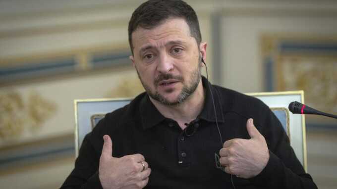 Зеленский заявил, что Украина отреагирует симметрично на действия РФ