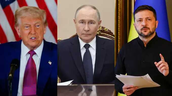 Трамп пообещал обсудить прекращение огня с Путиным и Зеленским в понедельник